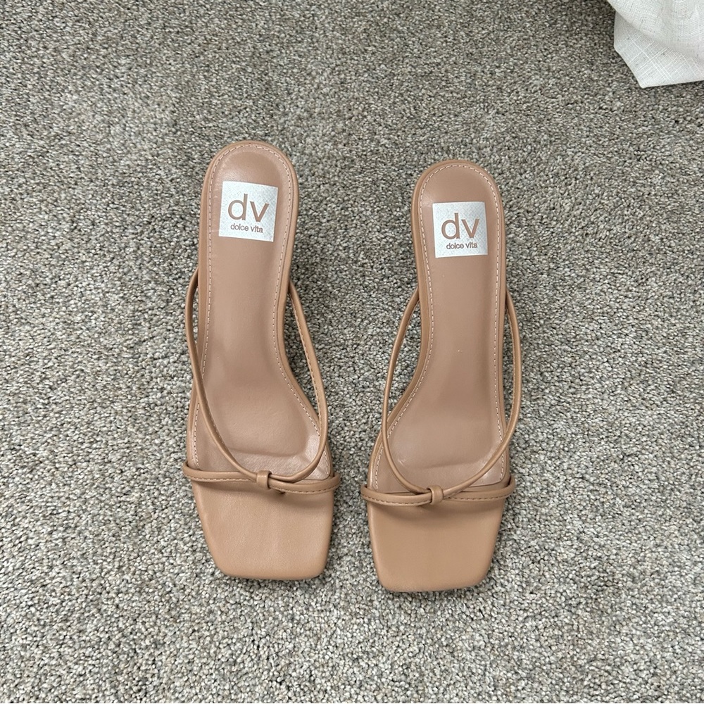 DV Dolce Vita Strappy Kitten-Heel Sandal